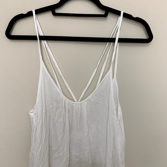 Roxy strappy white sun dress / swim cover-up size S - Picture 6 of 14